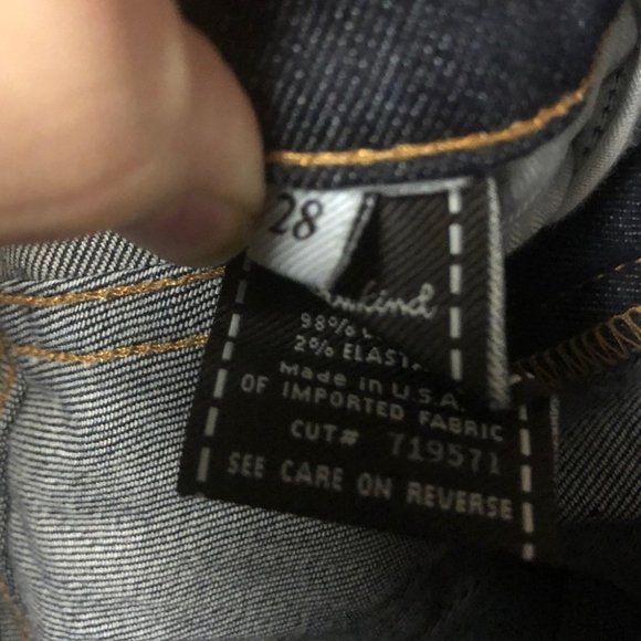 NWOT 7 For All Mankind Dark Rinse Bootcut Jeans 28 - Picture 11 of 11